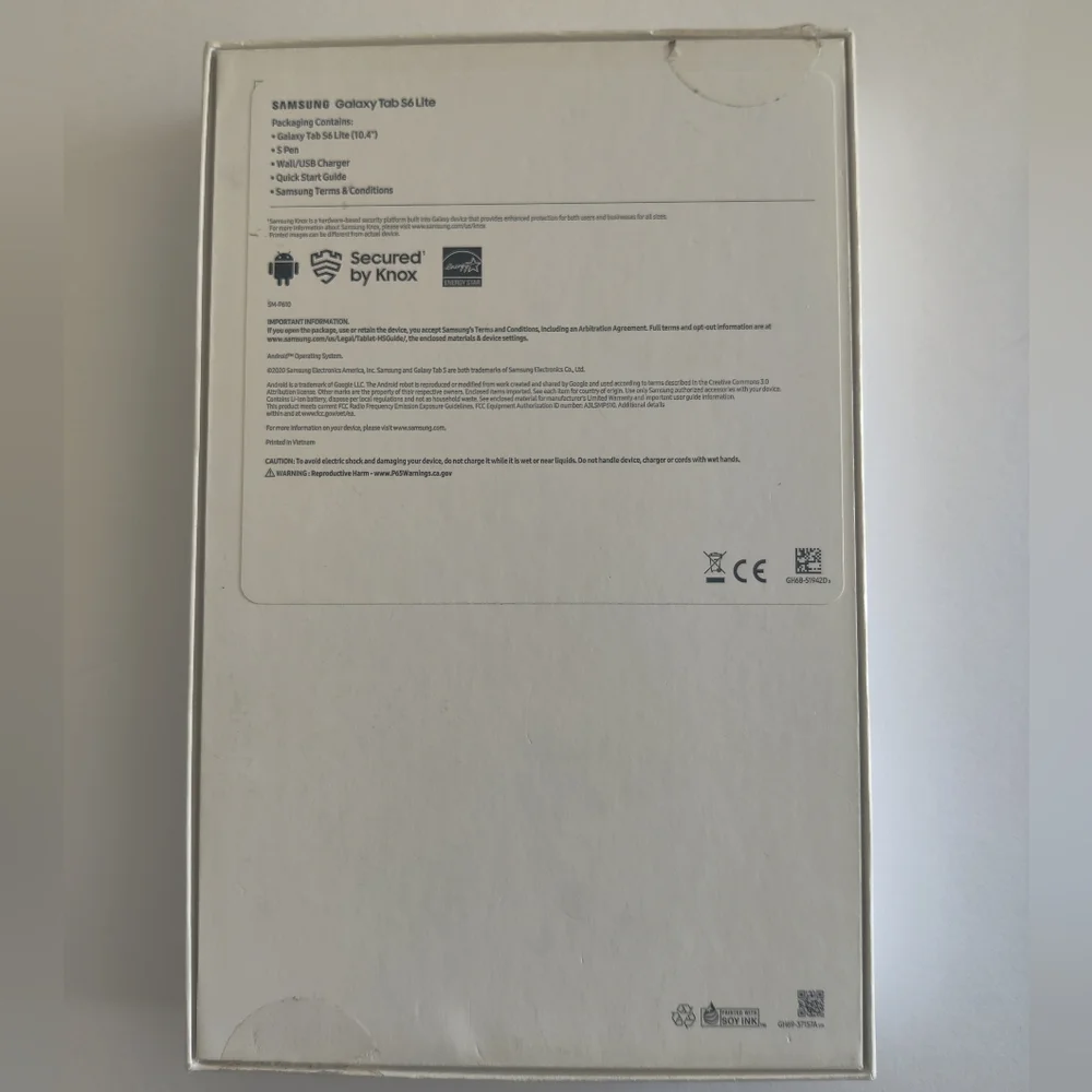 Samsung Galaxy S6 Lite Tablet With TikTok and CapCut App